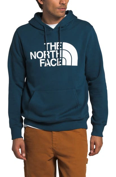 Shop The North Face Half Dome Hoodie In Blue Wing Teal