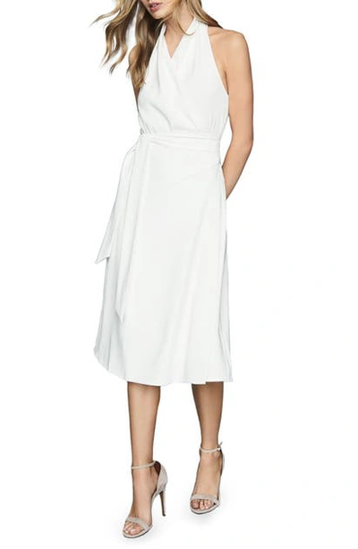 Shop Reiss Piper Halter Dress In White