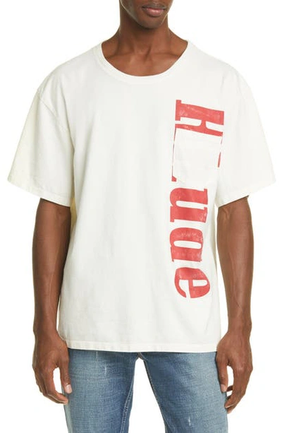 Shop Rhude Logo Pocket T-shirt In White