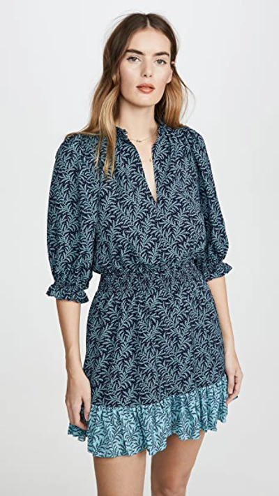 Shop Joie Shima Dress In Midnight/harbor