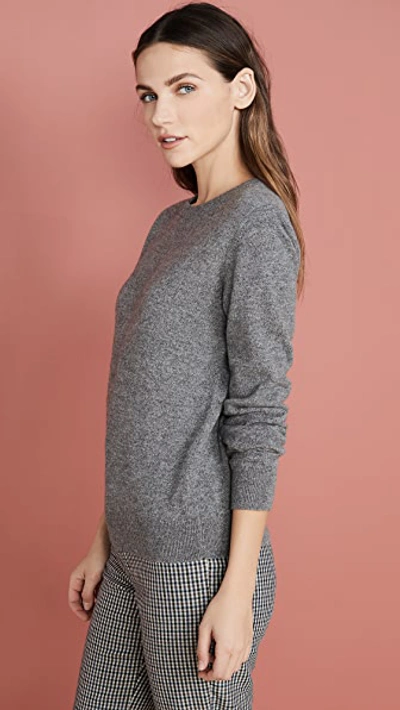 Shop Apc Cashmere Pull Nola In Gris Chine