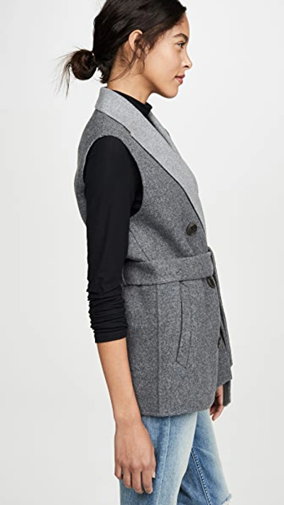 Shop Rag & Bone Pearson Vest In Grey