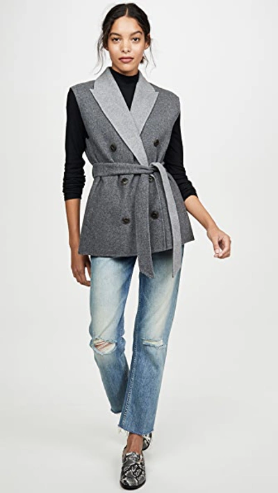 Shop Rag & Bone Pearson Vest In Grey