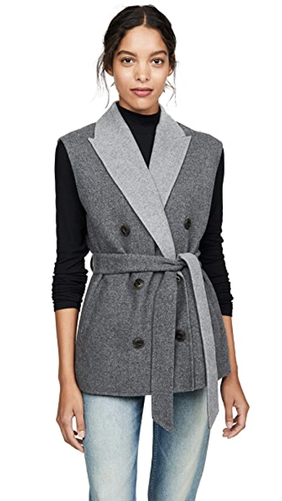 Shop Rag & Bone Pearson Vest In Grey