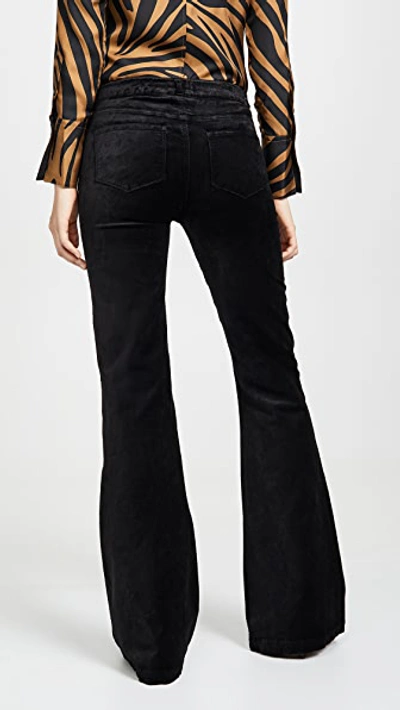 Shop Paige Genevieve Flare Pants In Black