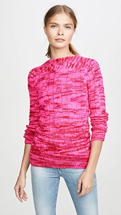 Shop Michaela Buerger Boat Neck Sweater In Pink