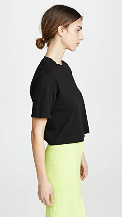 Cotton Citizen Tokyo Crop Tee In Jet Black