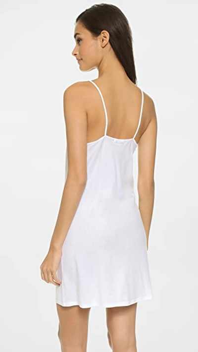 Skin Superfine Pima Cotton Jersey Sexy Slip In White