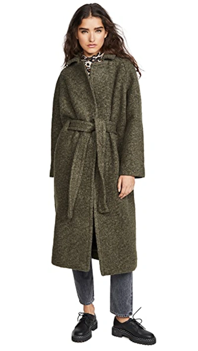 Boucle Wool Coat