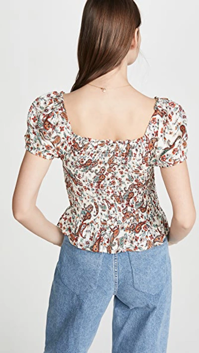 Shop Dra Laverne Top In Baroque Paisley