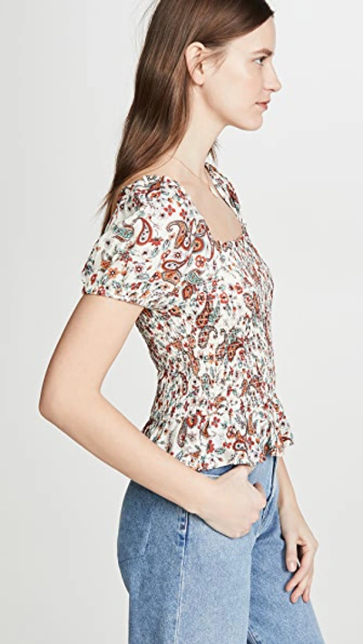 Shop Dra Laverne Top In Baroque Paisley