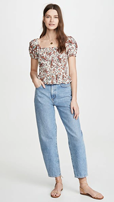 Shop Dra Laverne Top In Baroque Paisley