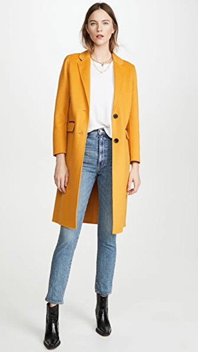 Shop Mackage Hens Jacket In Ochre