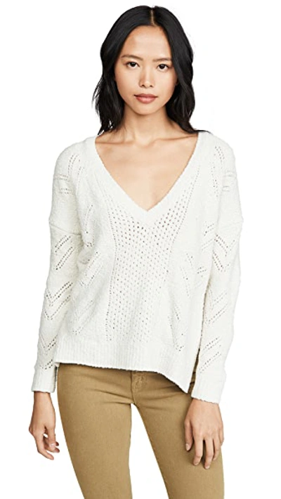 Shop Cupcakes And Cashmere Maj Sweater In Oatmeal