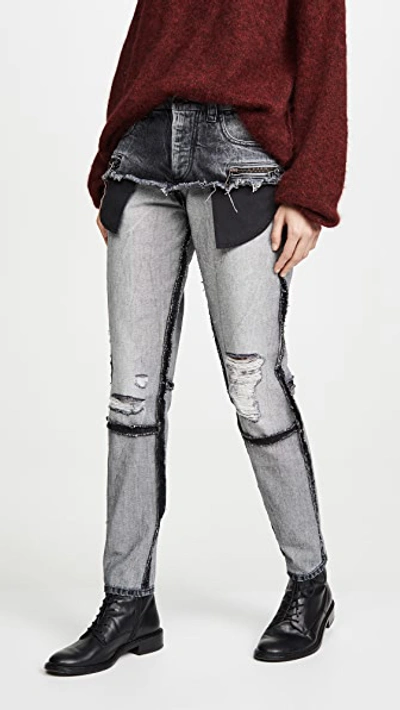 Moonwash Double Layer Jeans