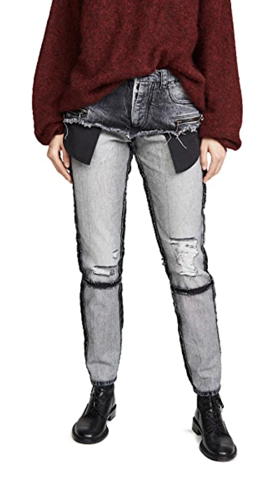 Moonwash Double Layer Jeans