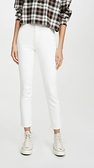 Shop Citizens Of Humanity Olivia High Rise Slim Jeans In Zen