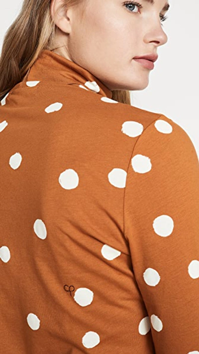 Shop Chinti & Parker Painted Spot T-shirt In Ginger