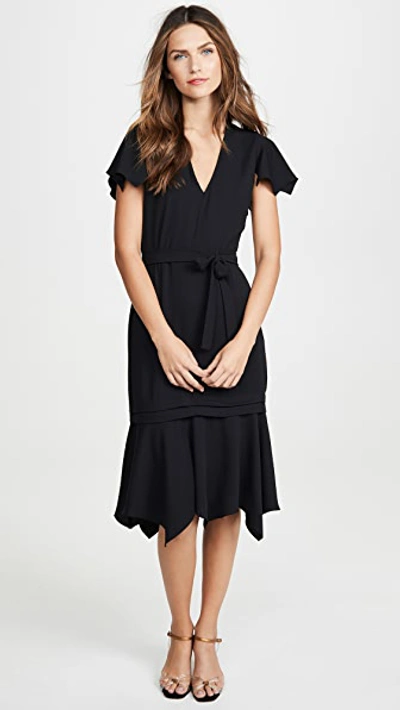 Shop Amanda Uprichard Graciela Dress In Black