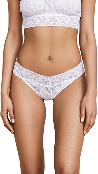 Shop Hanky Panky Signature Lace Original Rise Thong In White