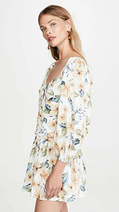 Shop Bec & Bridge Fleurette Mini Dress In Floral Print