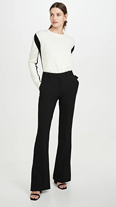 Split Hem Tuxedo Victoria Trousers