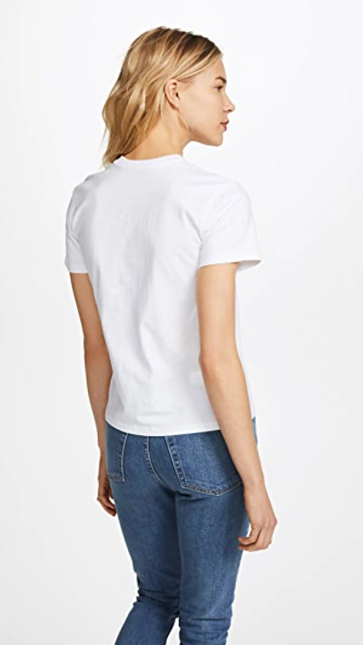 Shop Hanes X Karla The Crew Tee In White