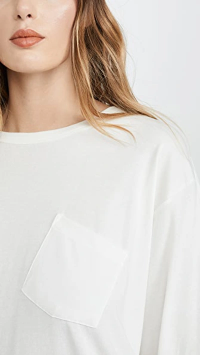 Shop Alexander Wang T Vintage Cotton Long Sleeve Tee In White