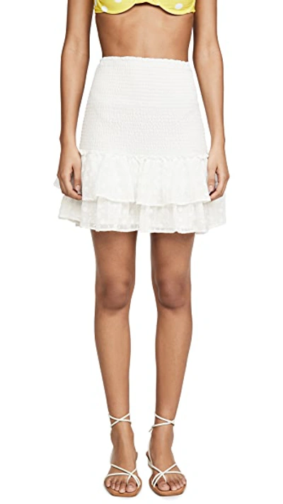 Shop Bb Dakota Girl Meets Ruffle Skirt In Ivory