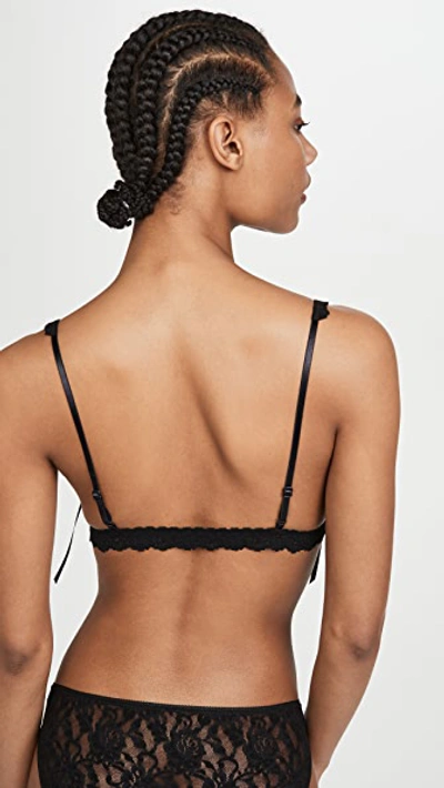 Hanky Panky After Midnight Open Bralette In Black