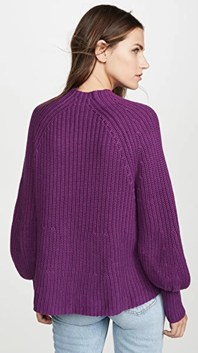 Shop Apiece Apart Sequoia Sweater In Plum