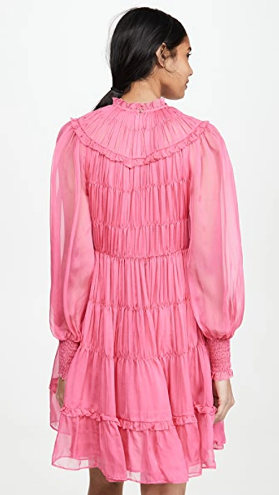 Shop Ulla Johnson Emmeline Dress In Fuchsia