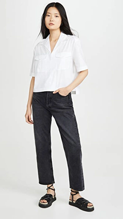 Stina Poplin Button Down Shirt