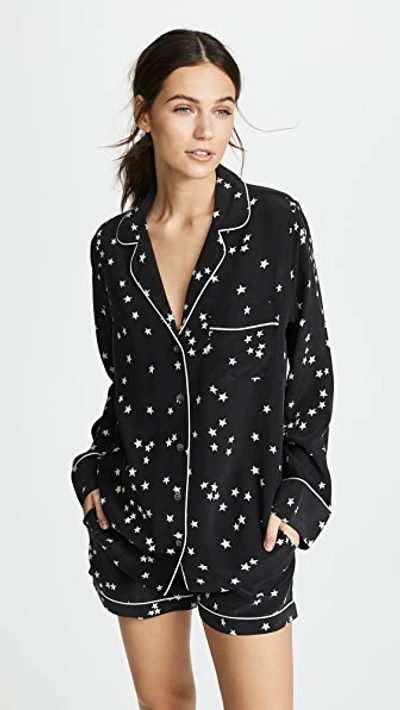 Shop Equipment Lillian Starry Night Pj Set In Black