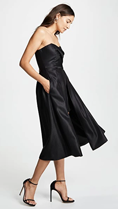 Black Halo Caine Dress In Black