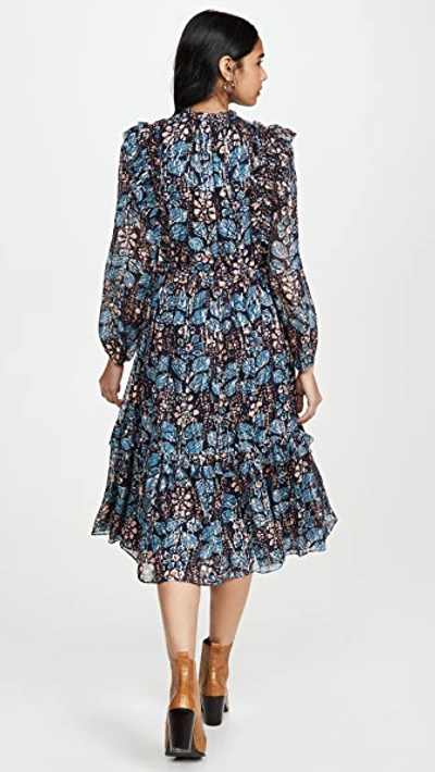 Shop Ulla Johnson Seraphina Dress In Indigo