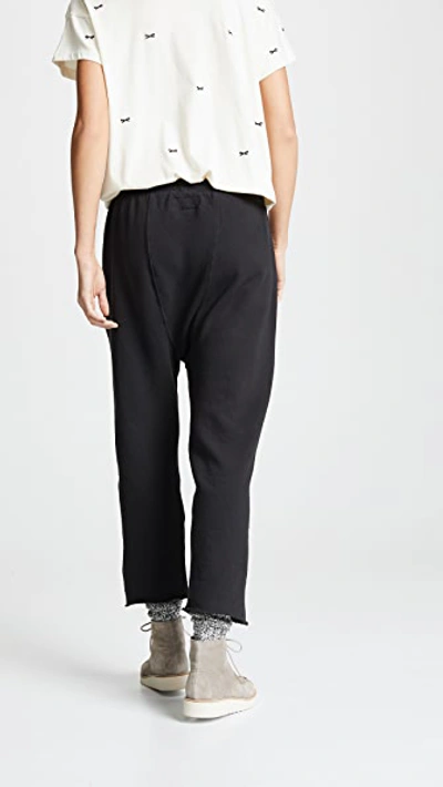 Shop The Great The Pajama Sweatpants In Almost Black