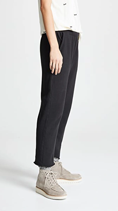 Shop The Great The Pajama Sweatpants In Almost Black