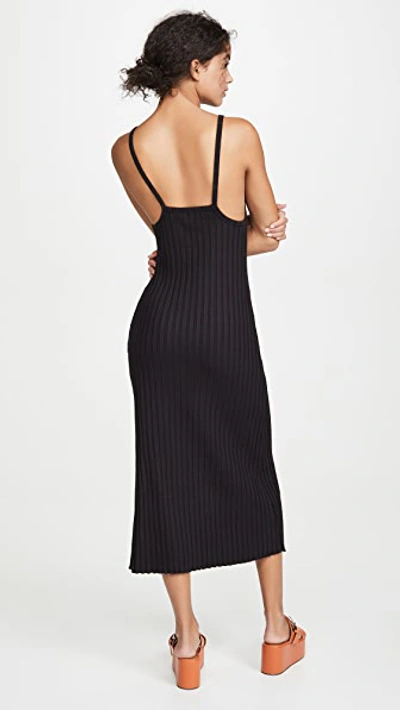 Shop Simon Miller Rib Matomi Dress In Black