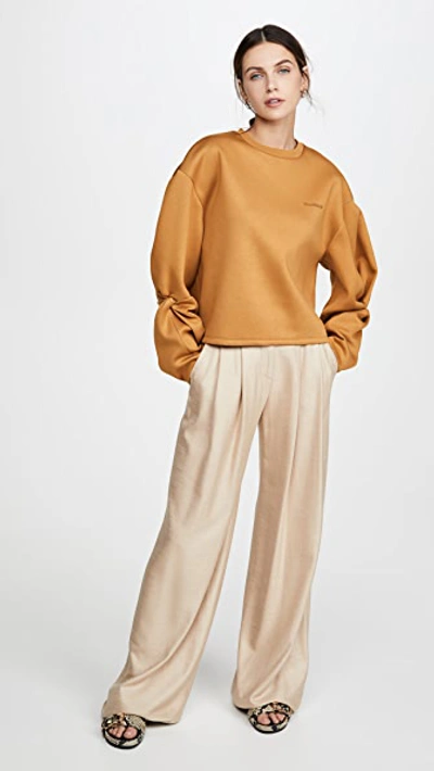 Shop Holzweiler Twine Sweater In Camel