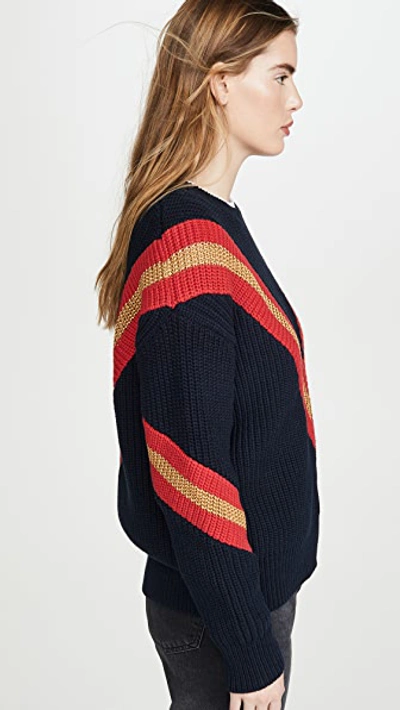 Shop Rag & Bone Leon Crew Sweater In Salute