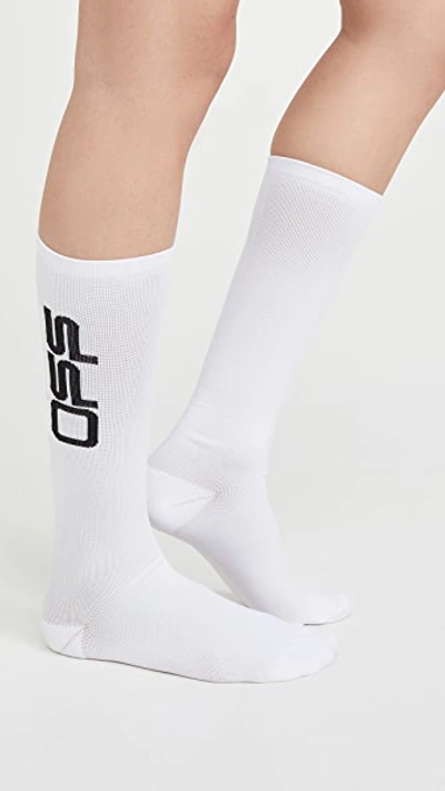 Shop Off-white Off Long Socks In White/black