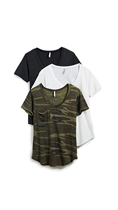 Shop Z Supply Camo Tee 3 Pack In Multi