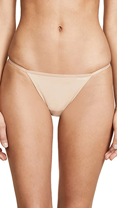 Calvin Klein Underwear Sleek Model Thong In Bare | ModeSens