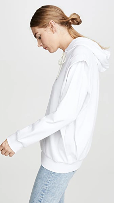 Shop Stella Mccartney Gold Logo Sweatshirt In Pure White