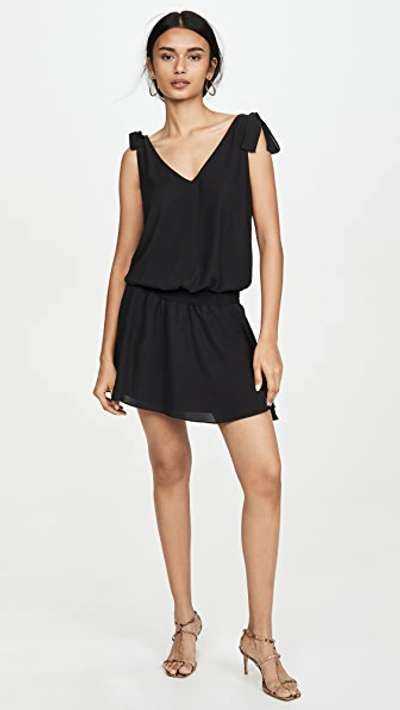 Shop Amanda Uprichard Josephina Dress In Black