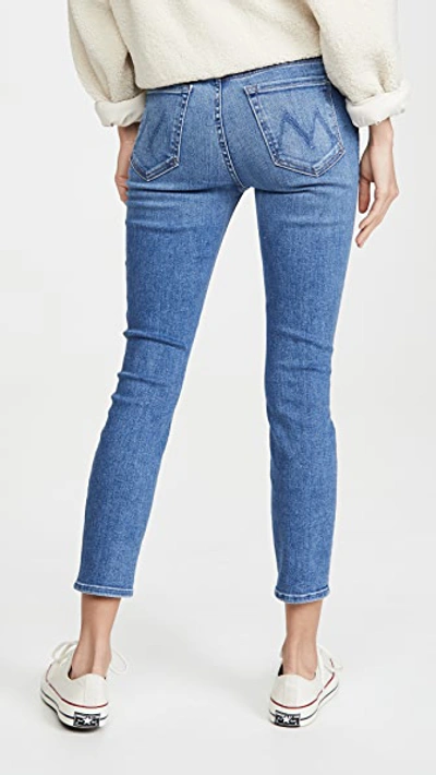 Shop Mother The Looker Crop Jeans In Hey Sun