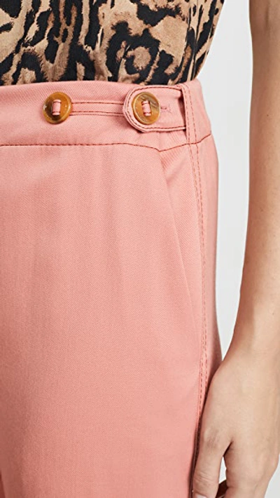 Shop Sonia Rykiel Pocket Detail Trousers In Pink