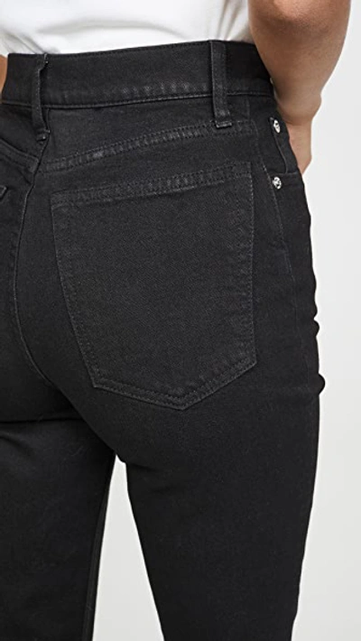 Shop Helmut Lang Femme Boot Cut Jeans In Black
