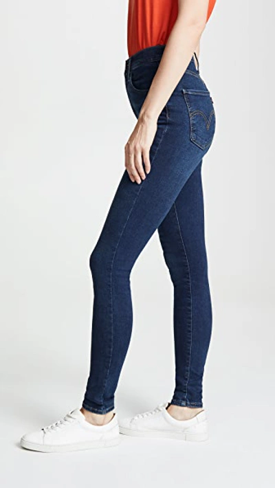 Shop Levi's Mile High Super Skinny Jeans In Jet Setter